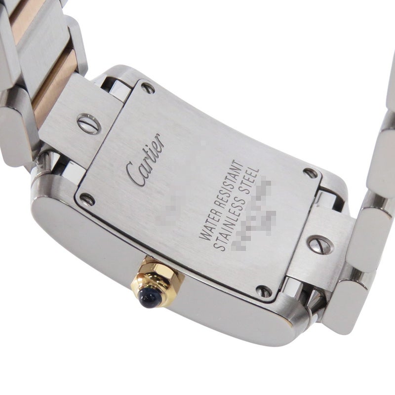 カルティエ タンクフランセーズ SM 160周年記念限定モデル アジア限定1200本 Cartier 腕時計 シルバー/ピンク文字盤