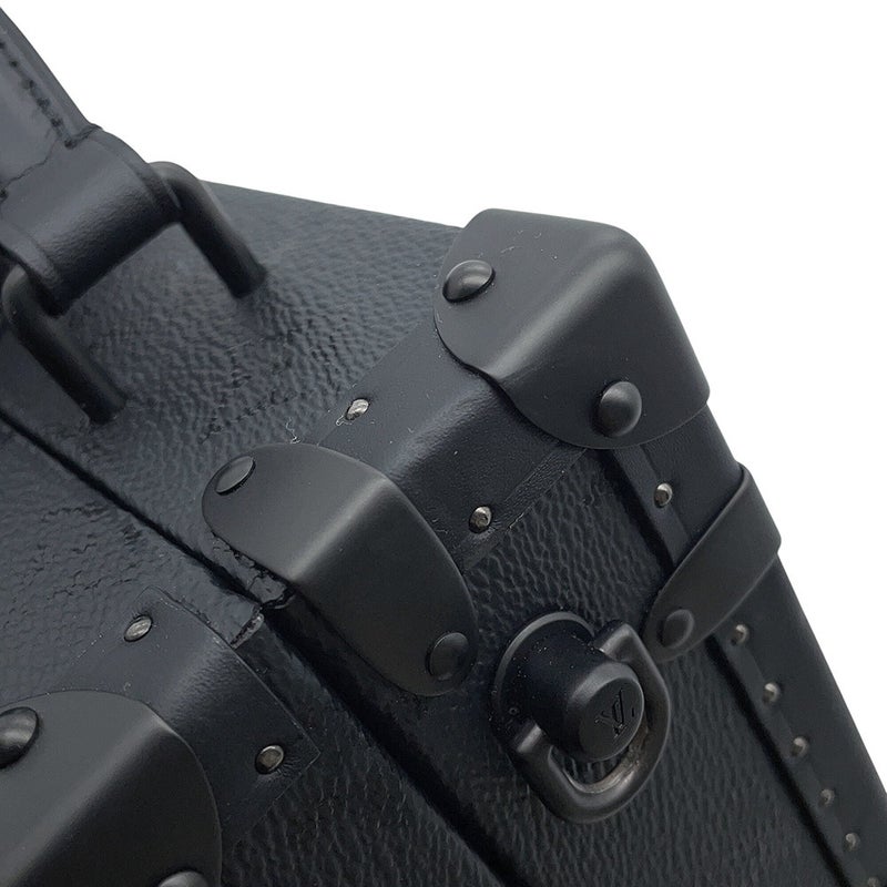 ルイヴィトン ショルダーバッグ モノグラム・ミッドナイト ハンドル・トランク バックル M29118 LOUIS VUITTON メンズ 黒 ブラック