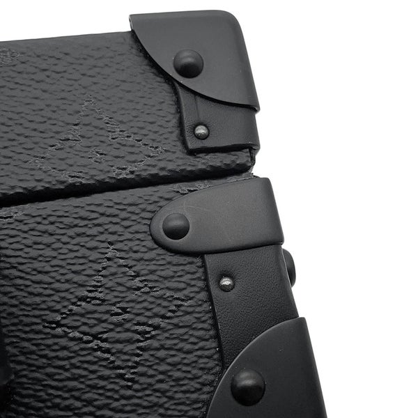 ルイヴィトン ショルダーバッグ モノグラム・ミッドナイト ハンドル・トランク バックル M29118 LOUIS VUITTON メンズ 黒 ブラック