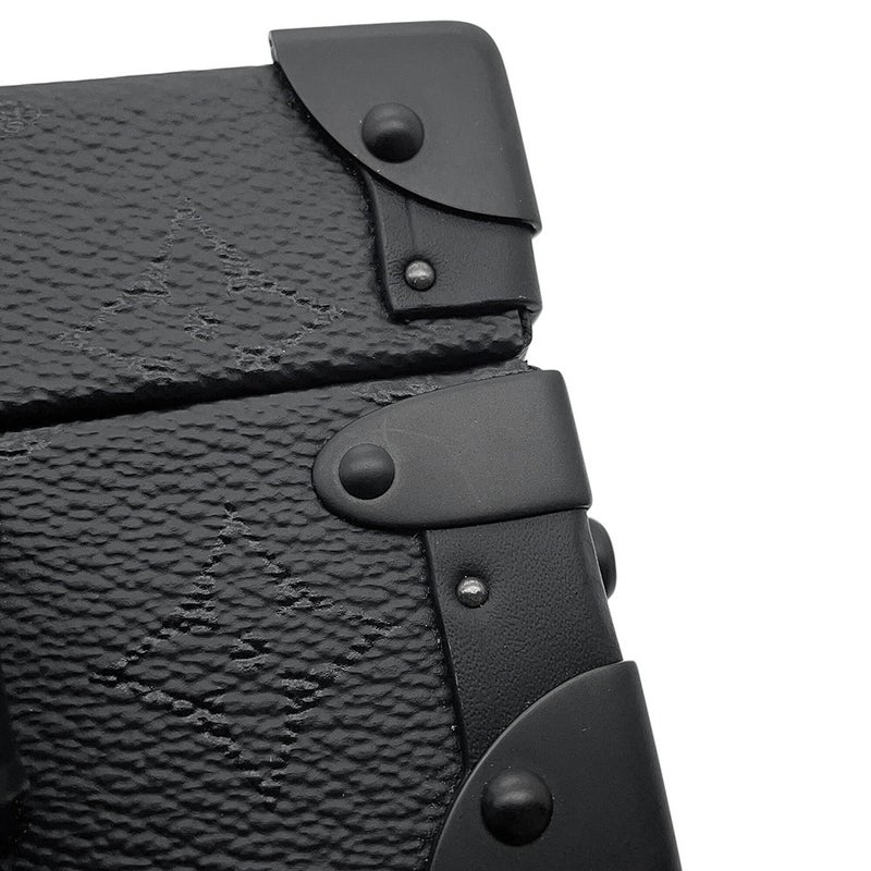 ルイヴィトン ショルダーバッグ モノグラム・ミッドナイト ハンドル・トランク バックル M29118 LOUIS VUITTON メンズ 黒 ブラック
