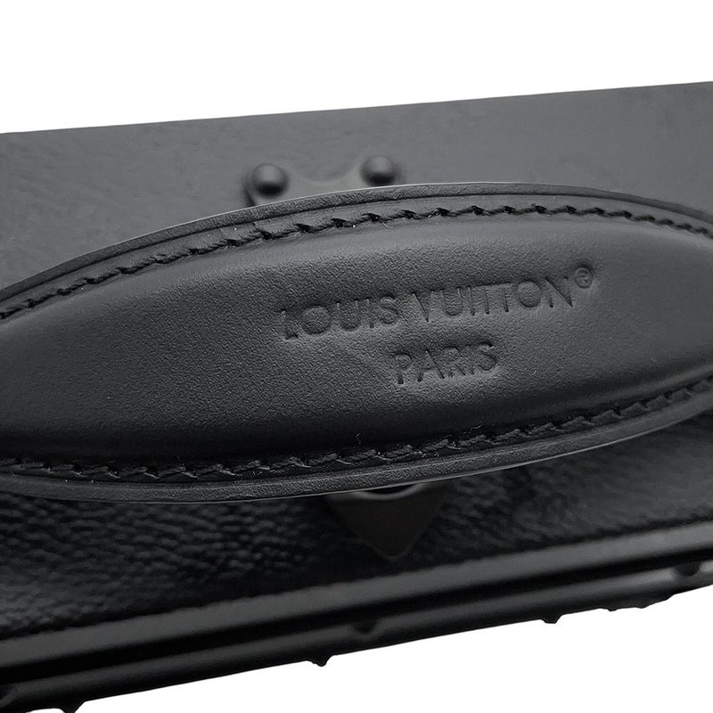 ルイヴィトン ショルダーバッグ モノグラム・ミッドナイト ハンドル・トランク バックル M29118 LOUIS VUITTON メンズ 黒 ブラック