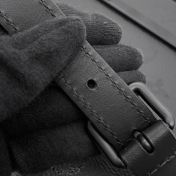 ルイヴィトン ショルダーバッグ モノグラム・ミッドナイト ハンドル・トランク バックル M29118 LOUIS VUITTON メンズ 黒 ブラック