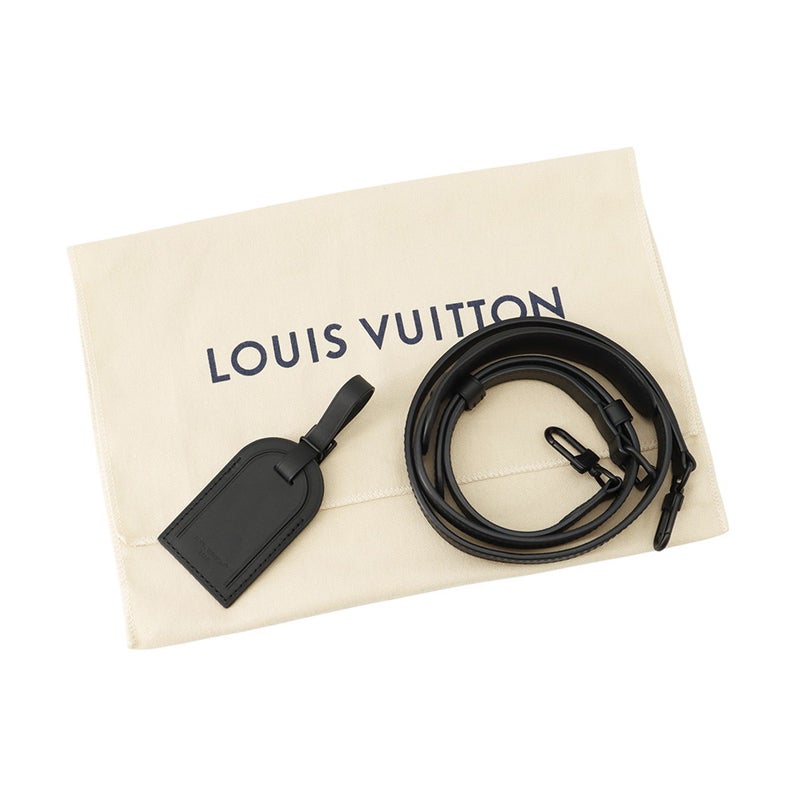 ルイヴィトン ショルダーバッグ モノグラム・ミッドナイト ハンドル・トランク バックル M29118 LOUIS VUITTON メンズ 黒 ブラック