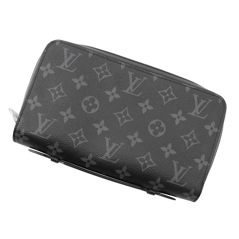 ルイヴィトン 長財布 モノグラム・エクリプス ジッピーXL M61698 LOUIS VUITTON ヴィトン 財布 メンズ 黒 ブラック 新型金具
