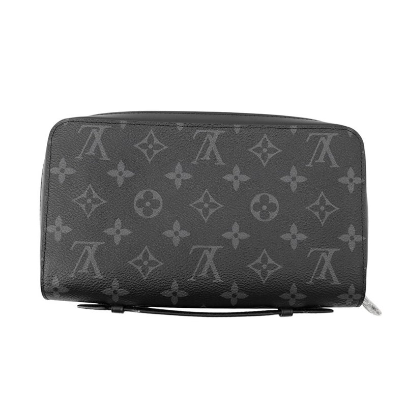 ルイヴィトン 長財布 モノグラム・エクリプス ジッピーXL M61698 LOUIS VUITTON ヴィトン 財布 メンズ 黒 ブラック 新型金具