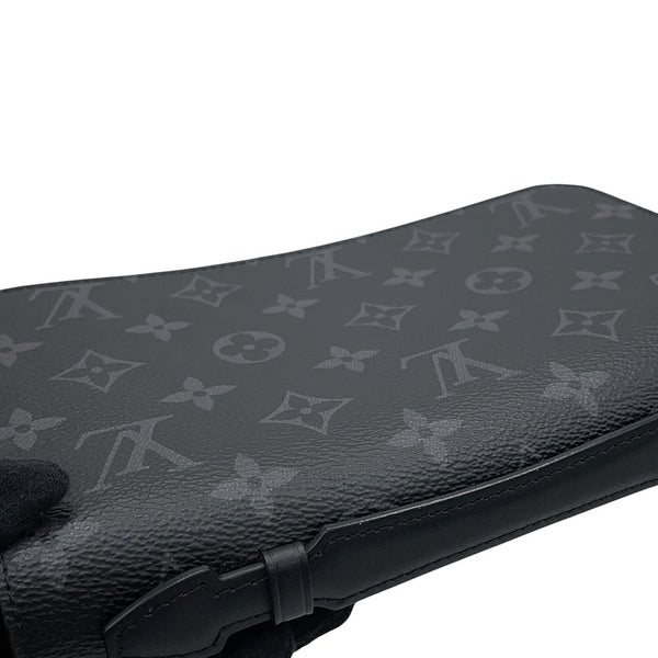 ルイヴィトン 長財布 モノグラム・エクリプス ジッピーXL M61698 LOUIS VUITTON ヴィトン 財布 メンズ 黒 ブラック 新型金具