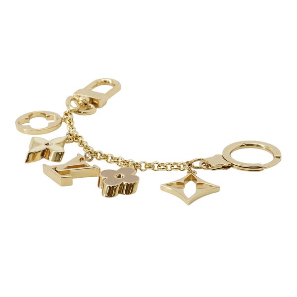 ルイヴィトン バッグチャーム チェーン フルール ドゥ モノグラム M65111 LOUIS VUITTON キーホルダー モノグラムフラワー