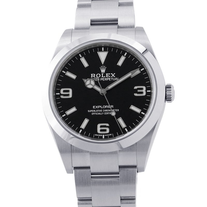 ロレックス エクスプローラー1 ランダムシリアル ルーレット 214270 ROLEX 腕時計 黒文字盤