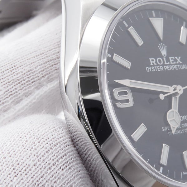 ロレックス エクスプローラー1 ランダムシリアル ルーレット 214270 ROLEX 腕時計 黒文字盤