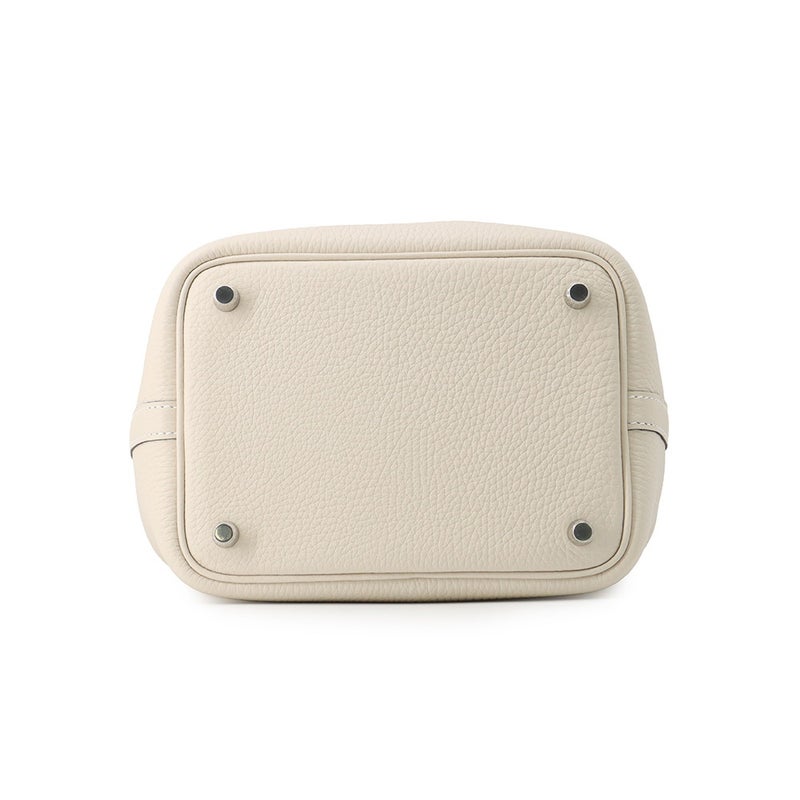エルメス ハンドバッグ ピコタンロックPM エクラ ナタ/プシエール/シルバー金具 トリヨンクレマンス/スイフト G刻印 HERMES