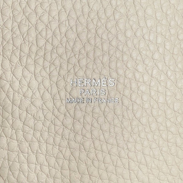 エルメス ハンドバッグ ピコタンロックPM エクラ ナタ/プシエール/シルバー金具 トリヨンクレマンス/スイフト G刻印 HERMES