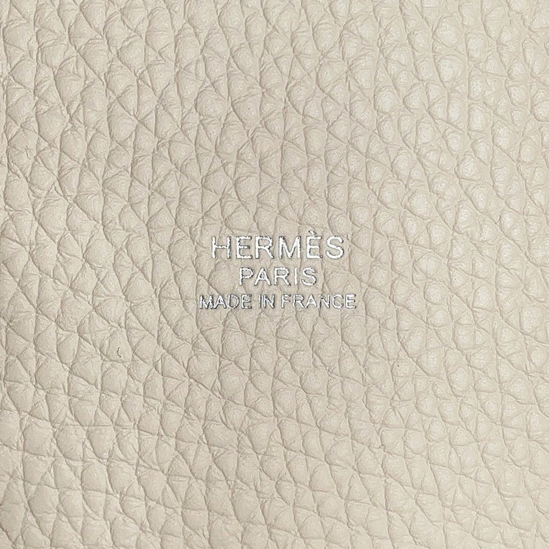 エルメス ハンドバッグ ピコタンロックPM エクラ ナタ/プシエール/シルバー金具 トリヨンクレマンス/スイフト G刻印 HERMES