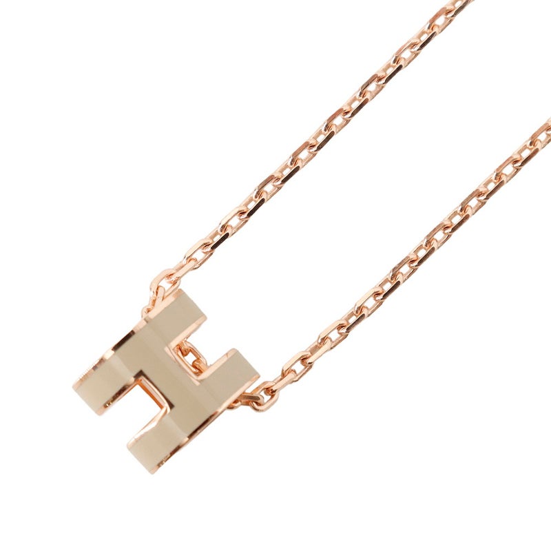 エルメス ネックレス ミニ・ポップアッシュ マロングラッセ/ピンクゴールド金具 HERMES アクセサリー