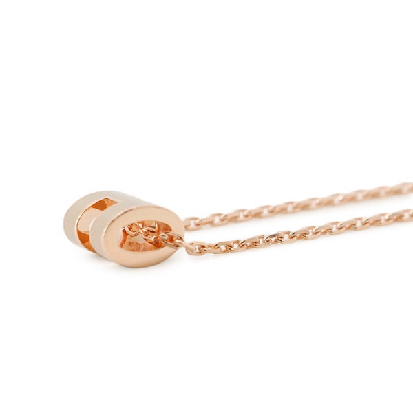 エルメス ネックレス ミニ・ポップアッシュ マロングラッセ/ピンクゴールド金具 HERMES アクセサリー