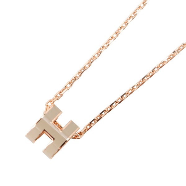 エルメス ネックレス ミニ・ポップアッシュ マロングラッセ/ピンクゴールド金具 HERMES アクセサリー