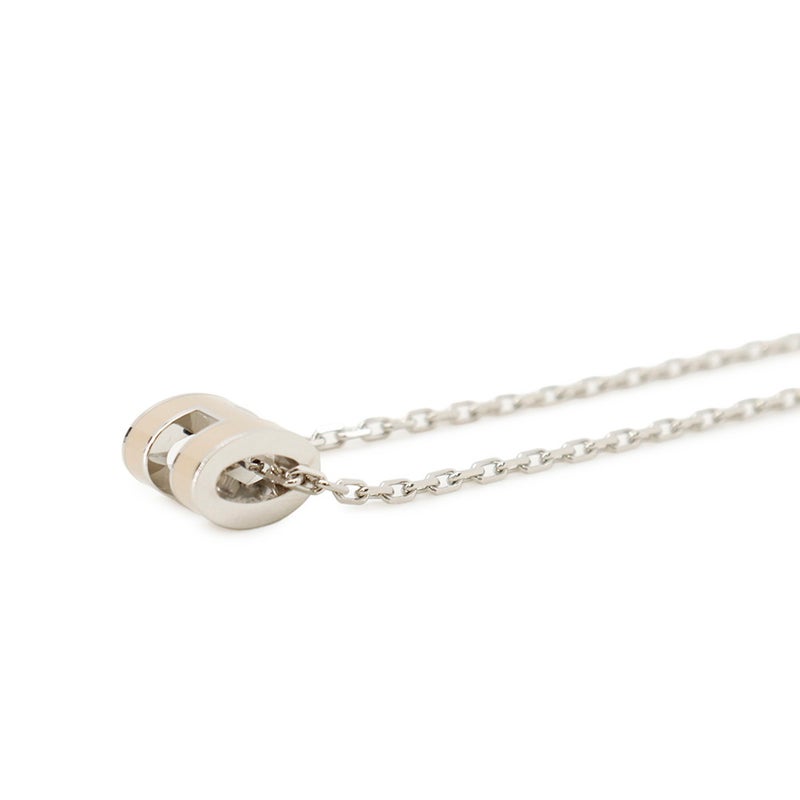 エルメス ネックレス ミニ・ポップアッシュ マロングラッセ/シルバー金具 HERMES アクセサリー