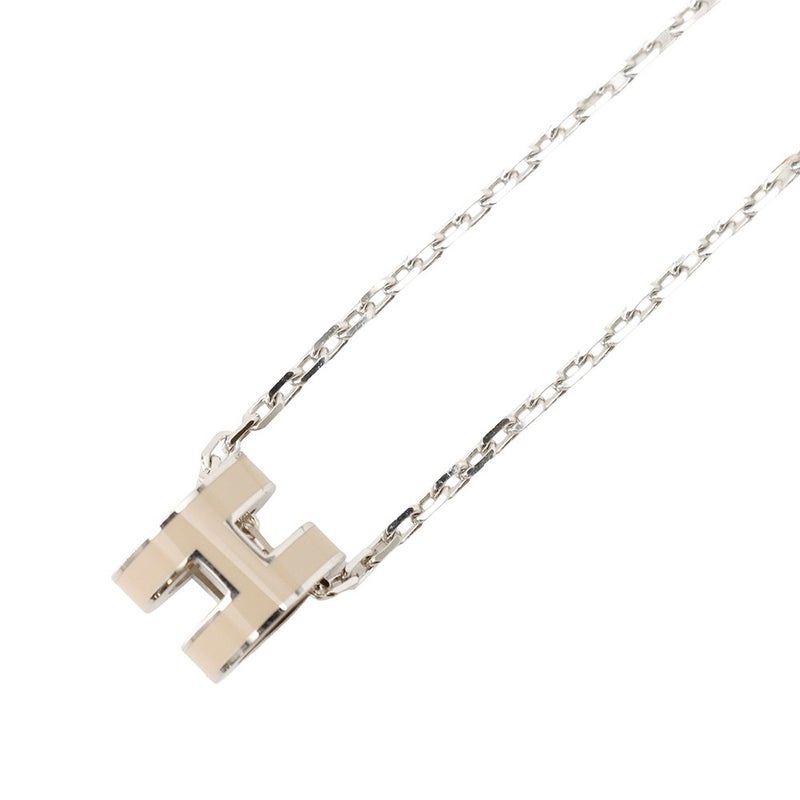 エルメス ネックレス ミニ・ポップアッシュ マロングラッセ/シルバー金具 HERMES アクセサリー