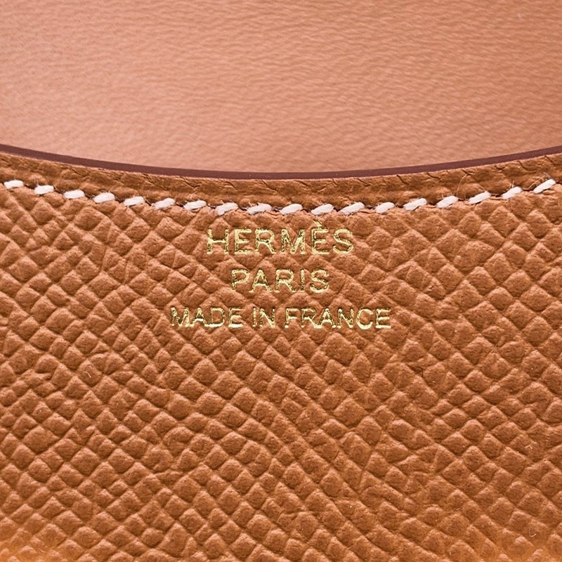 エルメス 財布 コンスタンス スリム ゴールド/ゴールド金具 エプソン G刻印 HERMES 財布