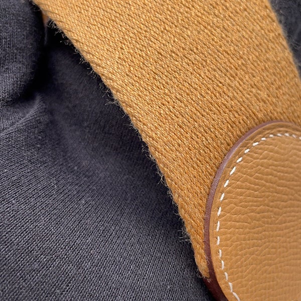 エルメス ショルダーストラップ バンドリエール アトラージュ ビスキュイ/ナタ/アルザン/シルバー金具 キャンバス/エプソン U刻印