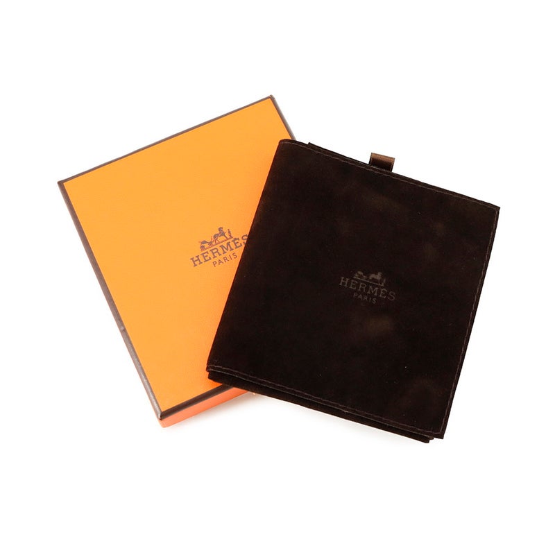 エルメス ネックレス ミニ・ポップアッシュ ブラック/ピンクゴールド金具 HERMES アクセサリー 黒