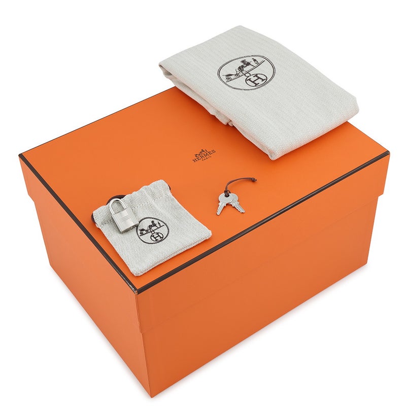 エルメス ハンドバッグ ピコタンロックPM ブルーグラシエ/シルバー金具 トリヨンクレマンス K刻印 HERMES トートバッグ