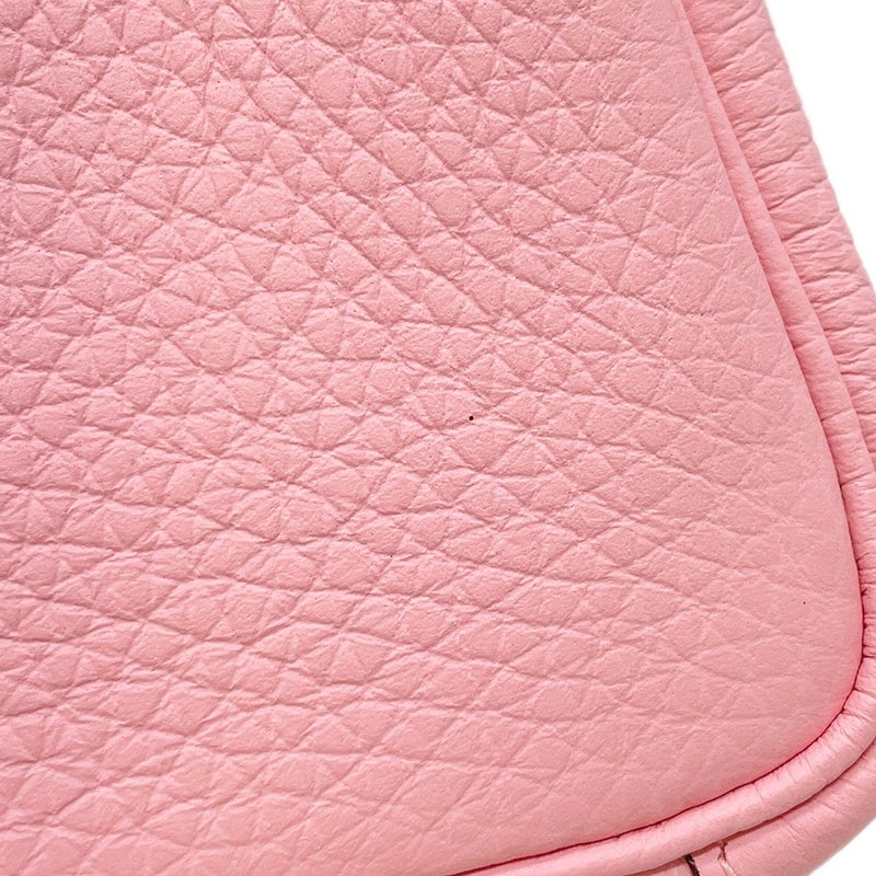 エルメス リンディ ミニ ヴェルソ ローズサクラ/グリスペール/シルバー金具 トリヨンクレマンス K刻印 ２wayショルダー