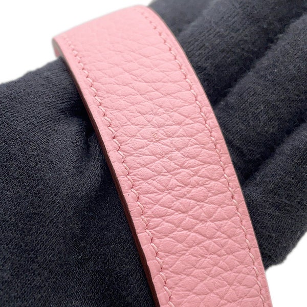 エルメス リンディ ミニ ヴェルソ ローズサクラ/グリスペール/シルバー金具 トリヨンクレマンス K刻印 ２wayショルダー