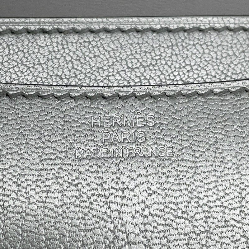 エルメス ショルダーバッグ ミニ コンスタンス3 ミロワール アルジャン/シルバー金具 シェブルシャムキラ W刻印