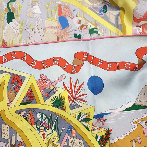 エルメス スカーフ カレ90 アカデミア・イピカ Academia Hipica シルク HERMES 2025年秋冬