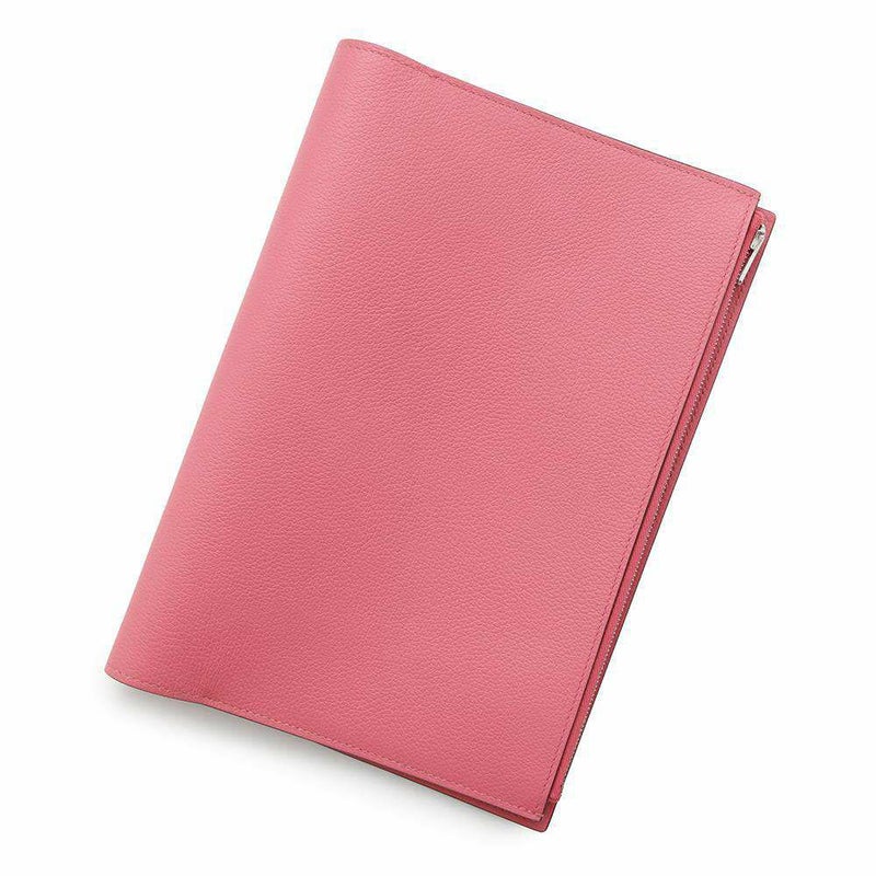 エルメス ノートカバー EAジップ ローズアザレ/シルバー金具 エバーカラー B刻印 HERMES Eazip