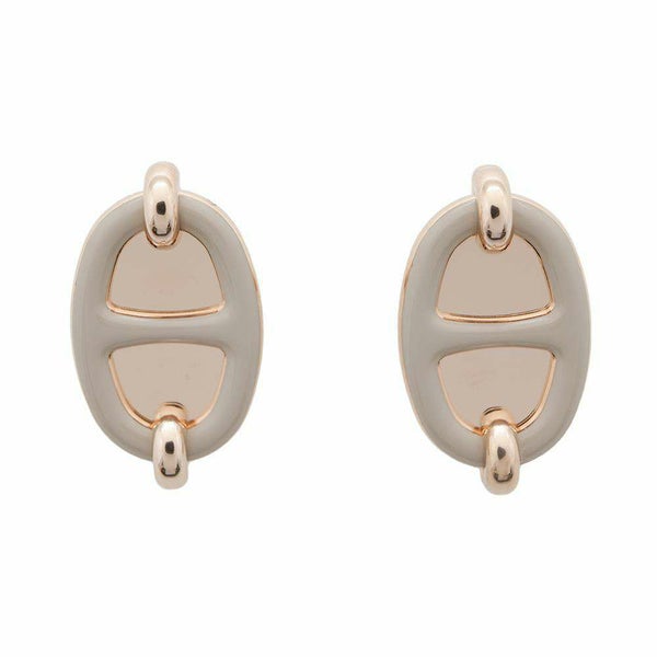 エルメス ピアス ミニ・マイヨン マロングラッセ/ピンクゴールド金具 HERMES アクセサリー