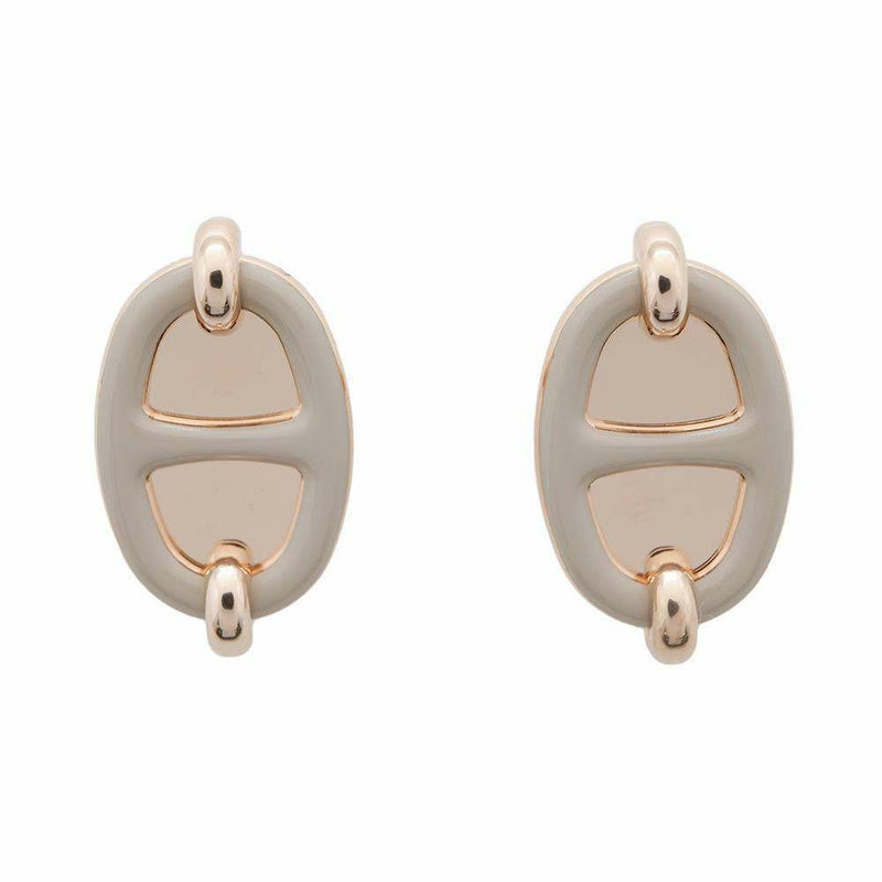 エルメス ピアス ミニ・マイヨン マロングラッセ/ピンクゴールド金具 HERMES アクセサリー