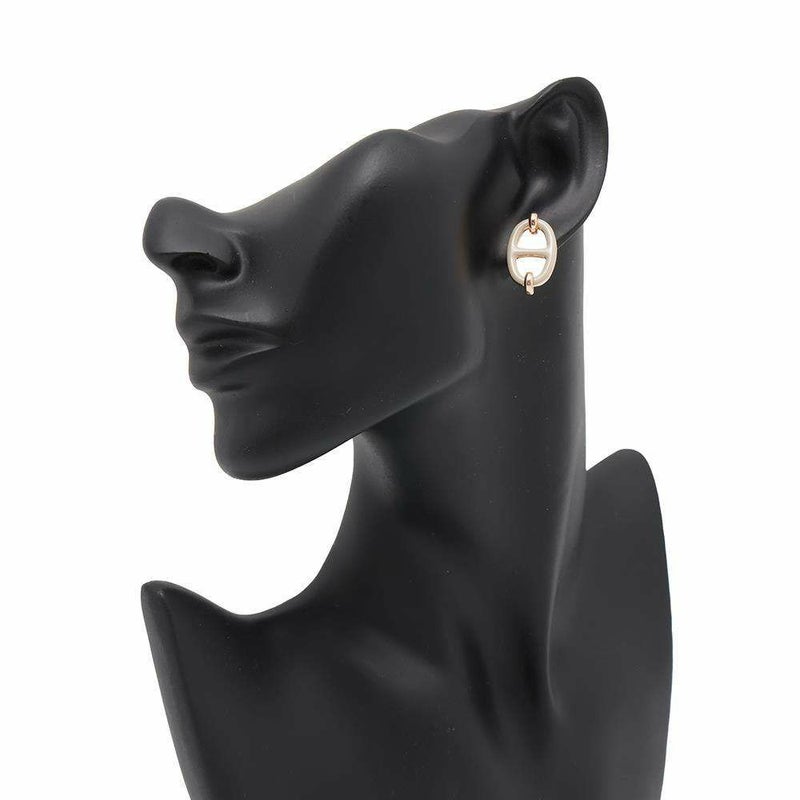 エルメス ピアス ミニ・マイヨン マロングラッセ/ピンクゴールド金具 HERMES アクセサリー