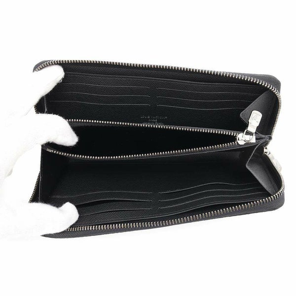 ルイヴィトン 長財布 モノグラム・エクリプス ジッピーウォレット・ホリゾンタル M11611 黒 ブラック