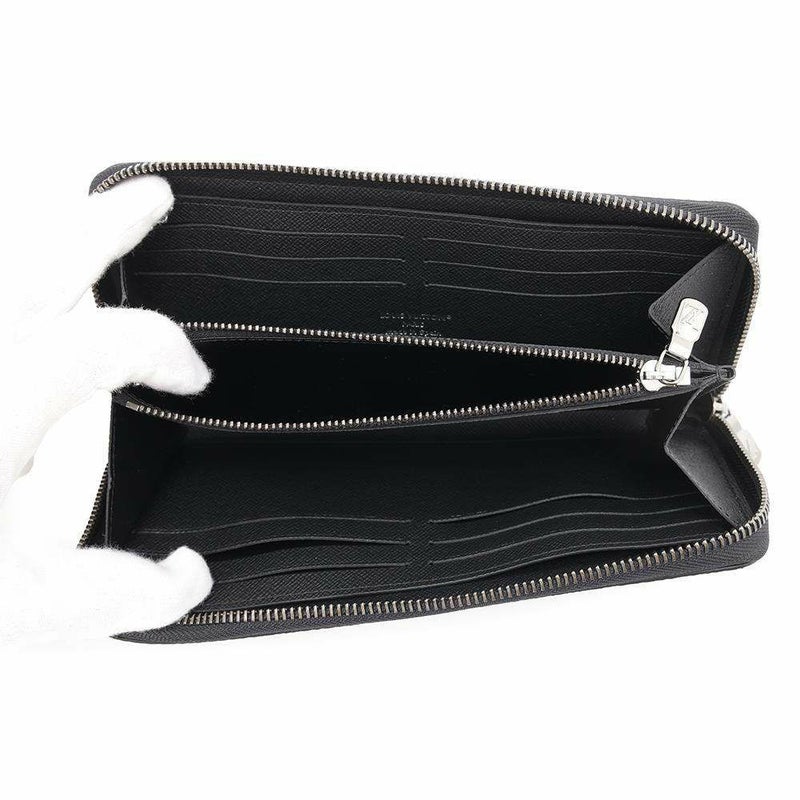 ルイヴィトン 長財布 モノグラム・エクリプス ジッピーウォレット・ホリゾンタル M11611 黒 ブラック