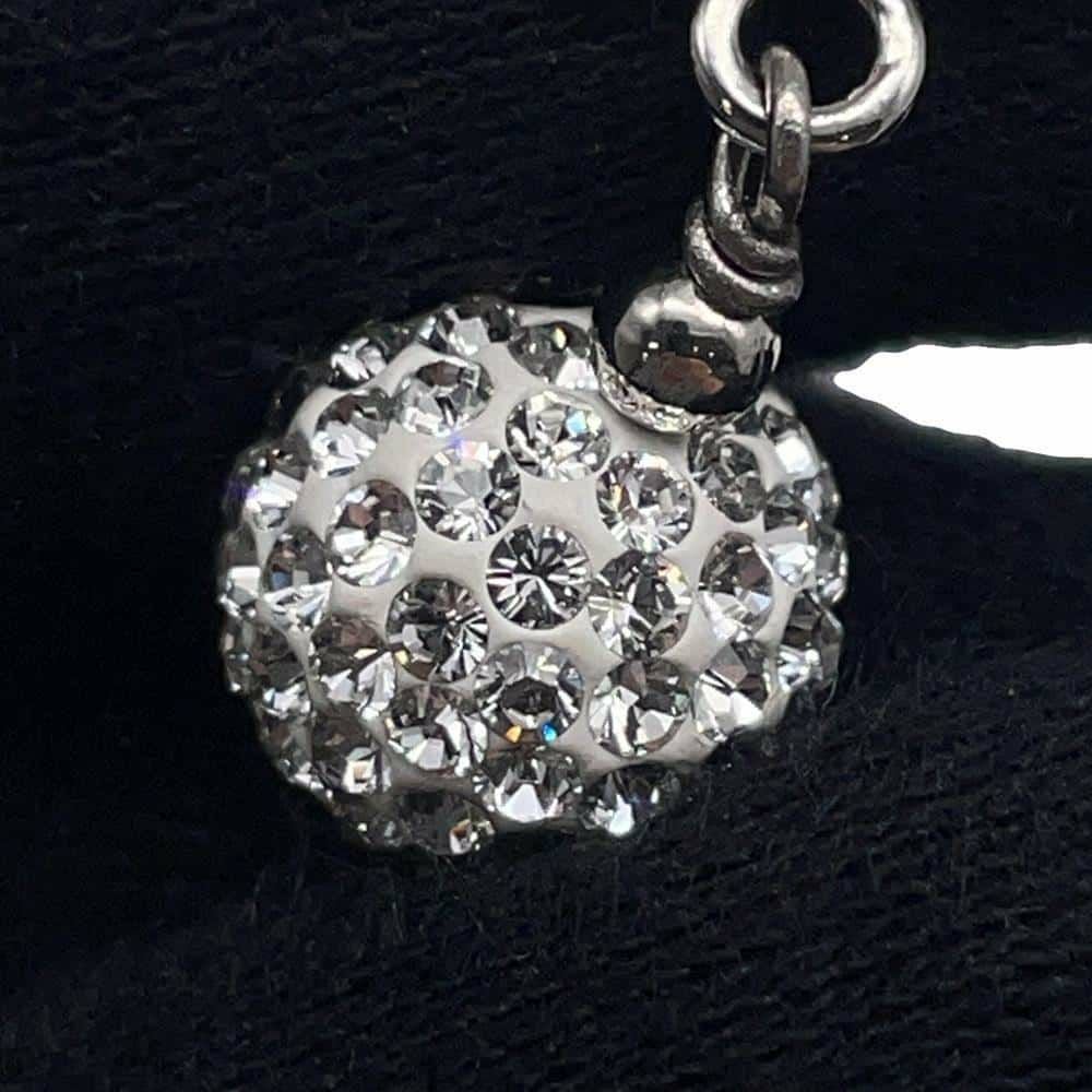 シャネル ピアス ココマーク ミラーボール ラインストーン CHANEL シャネル ピアス ココマーク ミラーボール ラインストーン CHANEL