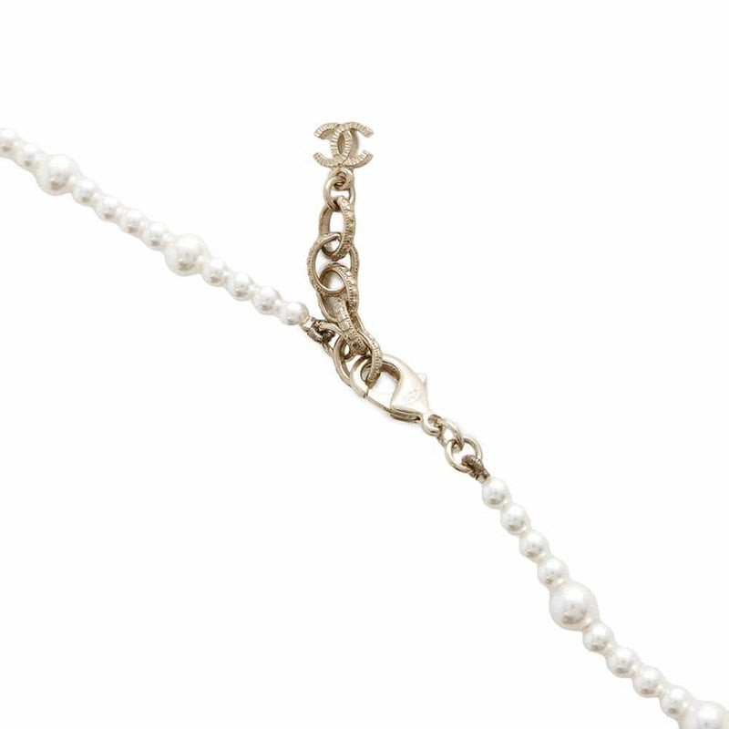 シャネル ネックレス ココマーク パール ロングネックレス ラインストーン A18 P CHANEL アクセサリー