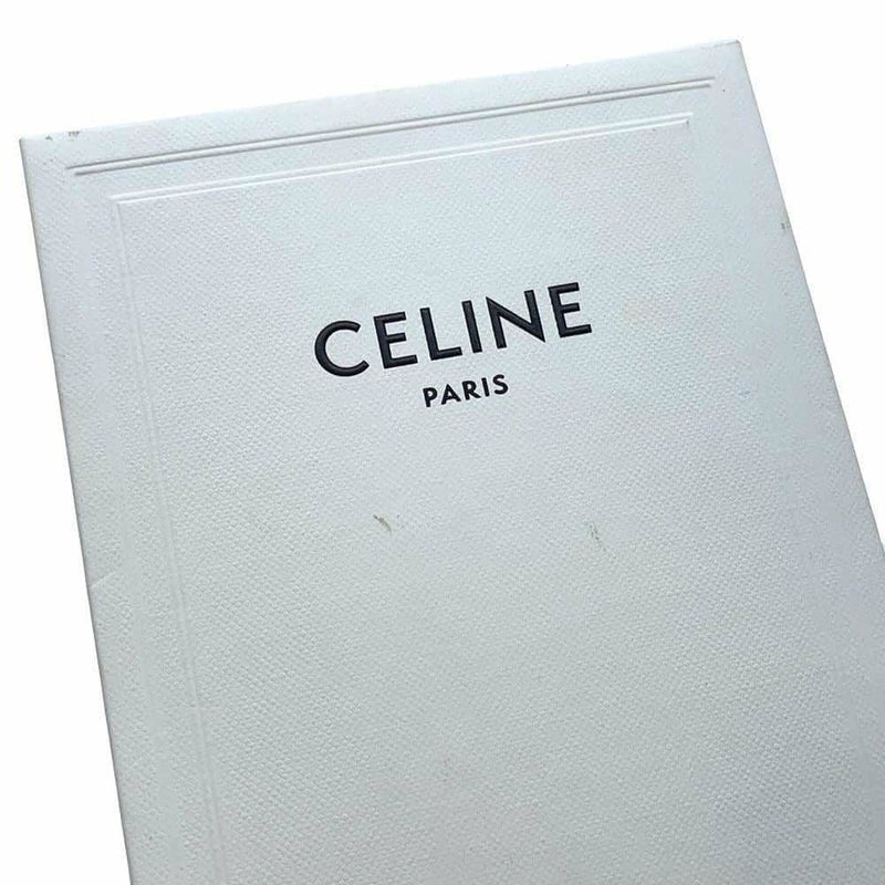 セリーヌ 三つ折り財布 トリオンフ トリフォールドウォレット スモール レザー 10D722BZ9.04LU CELINE 財布 ミニ財布