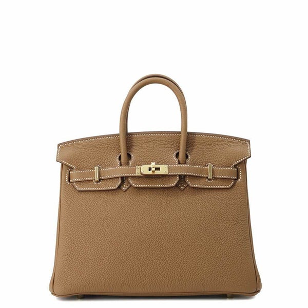 エルメス バーキン25 ゴールド/ゴールド金具 トゴ W刻印 HERMES Birkin ハンドバッグ