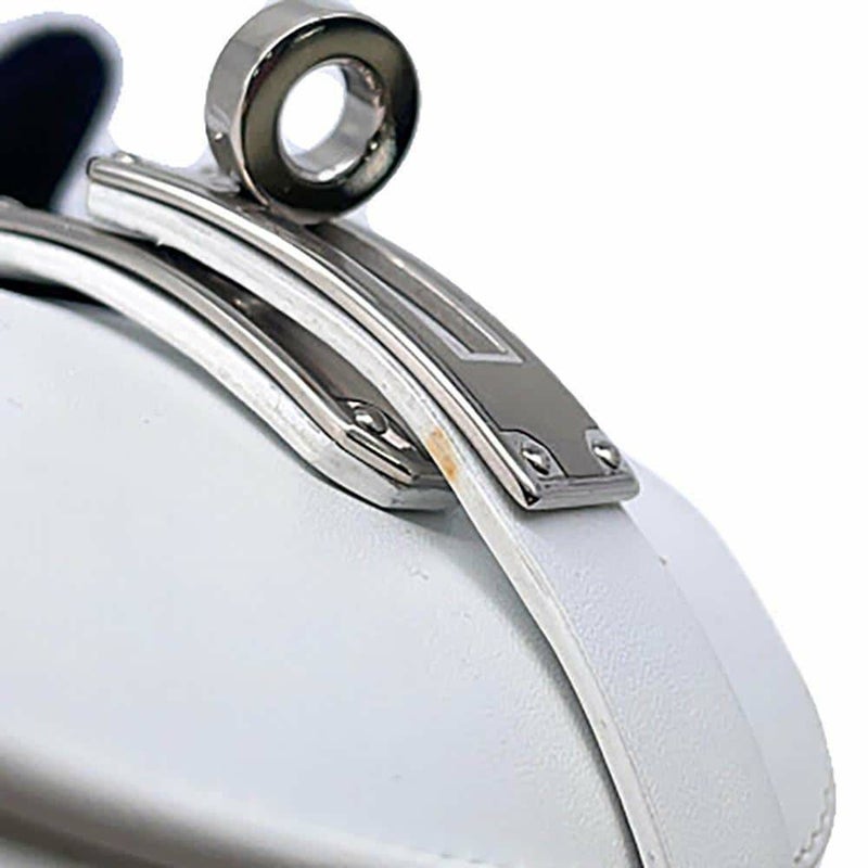 エルメス ミュール オズ OZ カーフレザー レディースサイズ38 1/2 HERMES 靴 白