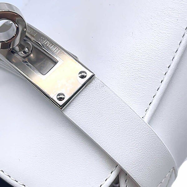 エルメス ミュール オズ OZ カーフレザー レディースサイズ38 1/2 HERMES 靴 白