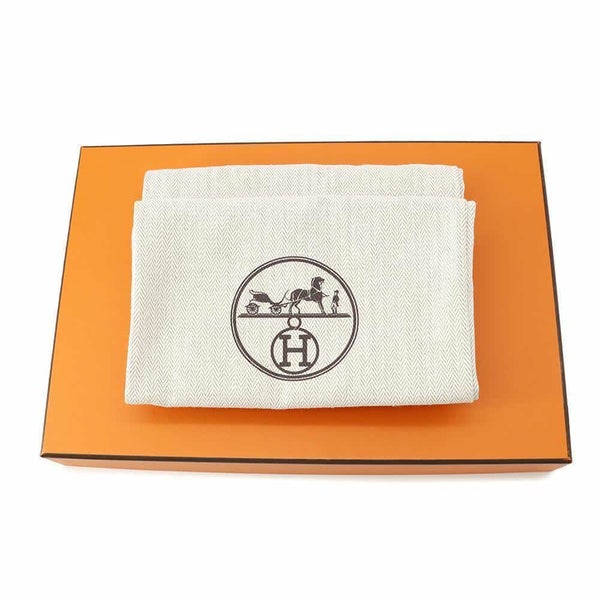 エルメス ミュール オズ OZ カーフレザー レディースサイズ38 1/2 HERMES 靴 白