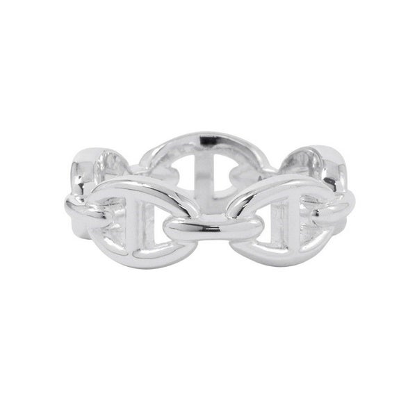 エルメス リング シェーヌダンクル アンシェネPM SV925シルバー リングサイズ54 HERMES ジュエリー