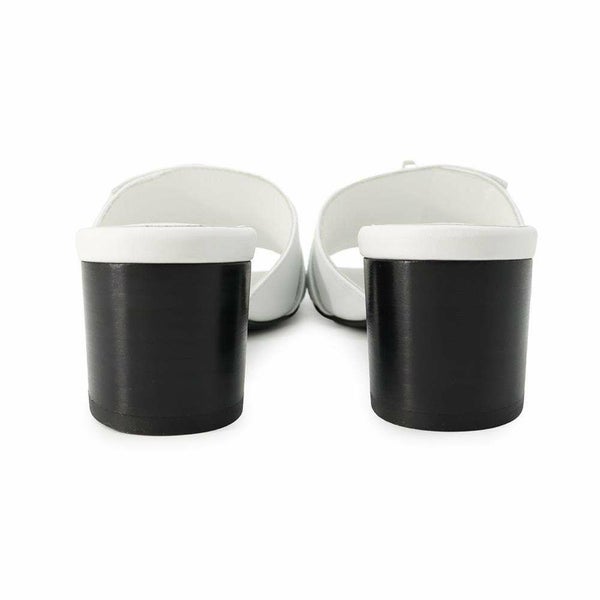 エルメス サンダル ジジ 50 カーフレザー レディースサイズ35 1/2 HERMES 靴 白