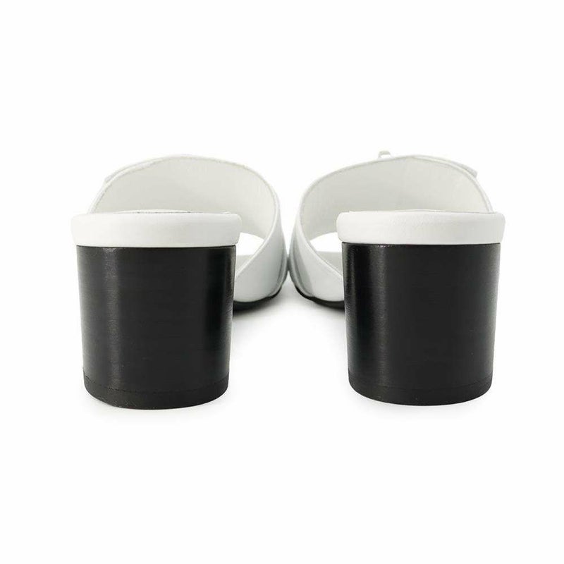 エルメス サンダル ジジ 50 カーフレザー レディースサイズ35 1/2 HERMES 靴 白