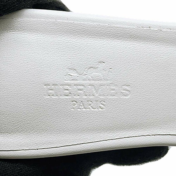 エルメス サンダル ジジ 50 カーフレザー レディースサイズ35 1/2 HERMES 靴 白