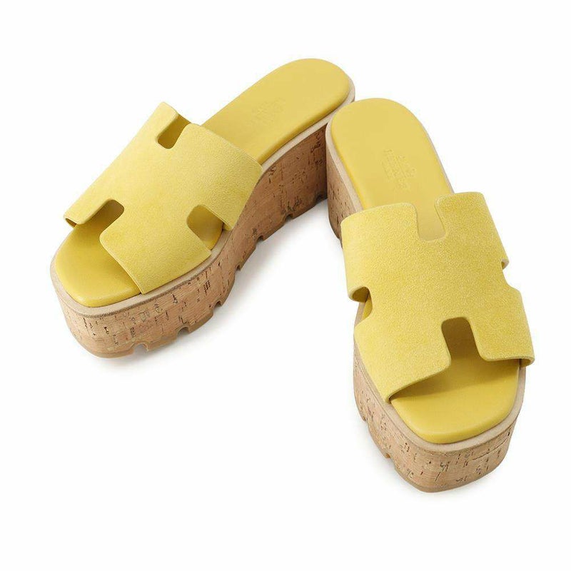 エルメス サンダル エズ 30 Eze レザー レディースサイズ35 HERMES 靴