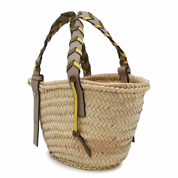 ロエベ ハンドバッグ アナグラム スモール ストロー ラフィア A223S93X21 LOEWE バッグ