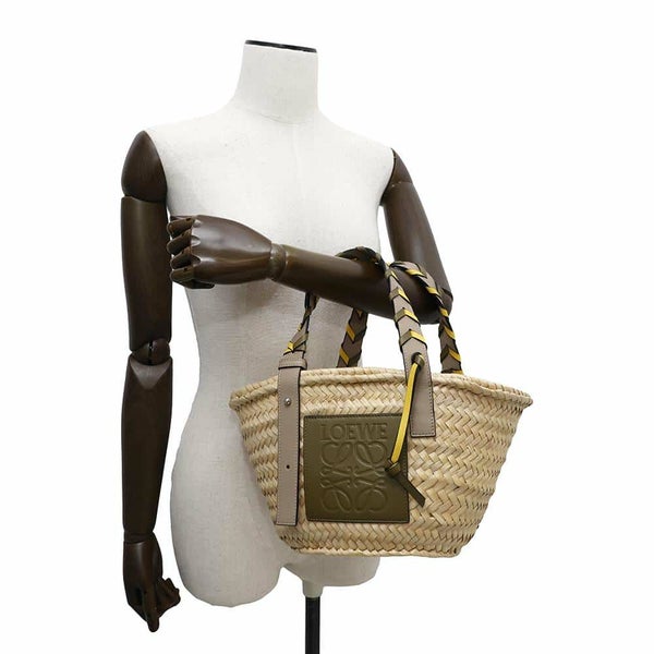 ロエベ ハンドバッグ アナグラム スモール ストロー ラフィア A223S93X21 LOEWE バッグ