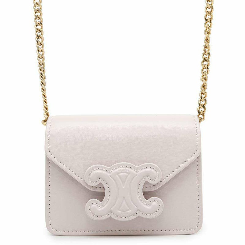 セリーヌ チェーンショルダーバッグ トリオンフ レザー 10J743 CELINE バッグ